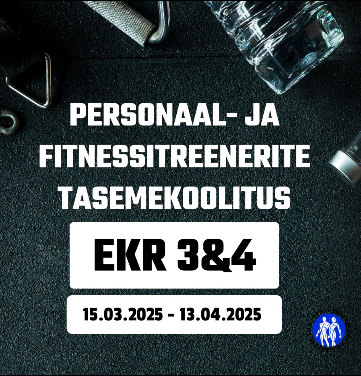 Personaal- ja fitnessitreenerite tasemekoolitus EKR3 ja EKR4 584.00€ – 1,098.00€ UUS personaal- ja fitnessitreenerite erialane tasemekoolitus tasemetele EKR3 ja